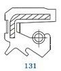 Oil seal  TC4 (131) 20x30x5.5/6 NBR SOG/TW