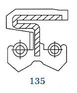 Семеринг A-DUO (DC) 40x70x5/7 Viton SOG/TW