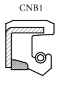 Oil seal SCJY 24x38x8 Nylon + NBR CHO/TW, steering rack of HONDA CIVIC VII (2001-2005), HONDA CR-V II (RD) (2001-2006), HONDA FR-V (2005-2010), HONDA STREAM (2003-2009)