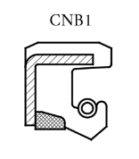 СЕМЕРИНГ SCJY (CNB1) 35x50x8.5 NBR KDIK/China , за кормилно управление 