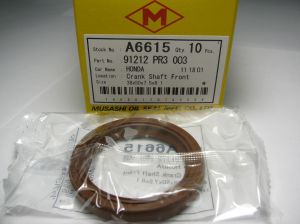 Семеринг UES-2 (A/CS)  38x50x7.4/8.1 L Silicone Musashi A6615,  колянов вал (преден) на Honda 91212 PR3 003  