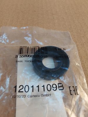 Oil seal BASL (AS) 15x30x7 NBR 12011109B CORTECO , for crankshaft of CARRARO 025118