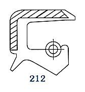 СЕМЕРИНГ BS (212) 150x180x15 NBR