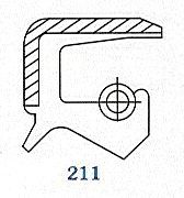 Oil seal TM (BS)  48x60x8 NBR SOG/TW