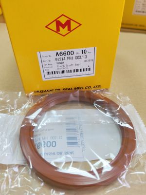 Oil seal  UE (AS) 80x100x10 R Brown Silicome Musashi/Japan , for crankshaft (rear side) на  HONDA   91214 PH1 003/13, 5-86019-333-0,А6600