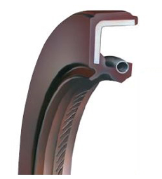 Oil seal  UE (AS) 22x34x6.5 R  Brown Silicome Musashi/Japan , for oil pump of  TOYOTA 90029-21022, 90029-21014,T1269 