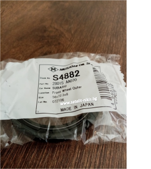 Oil seal UES-S 56x72.3x8 Musashi/Japan , front wheel hub outer side of Subaru 28015 AA070,S4882