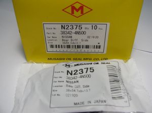 Семеринг UES-89 38x54.7x8/13.7 NBR Musashi/Japan , диференциал на Nissan 38342-4N500,N2375   
