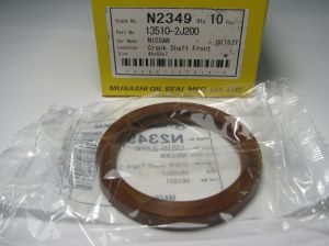 Oil seal TC (AS) 46x58x7 R Brown Silicone Musashi/Japan , for crankshaft of Infiniti,Nissan 13510-2J200 ,N2349