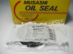 Oil seal  AS 46x58x8R NBR Musashi/Japan, front crankshaft of Nissan OEM 13510-05E00 ,N2311