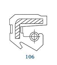 Oil seal UES-3 (106) 47.5x70.65x9  NBR SOG/TW, for rear axle  of  Toyota OEM 90311-47001