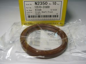 Oil seal TC (AS) 48x60x7 R Brown Silicone Musashi/Japan , for crankshaft of  Infiniti,Nissan,Renault  13510-31U00 , 1351031U10,N2350 