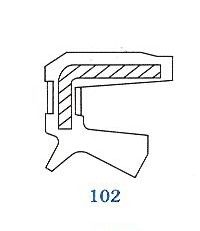 Семеринг  KC (AOS) 48x62x6 NBR SOG/TW, за предна главина на NISSAN 40232-A0101, N2100