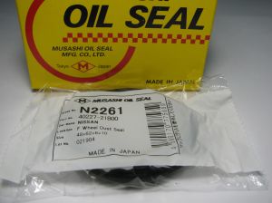 Oil seal UDS-59 48x62x6/10 NBR Musashi/Japan , for front wheel hub (inner side) of Nissan  40227-21B00 ,N2261