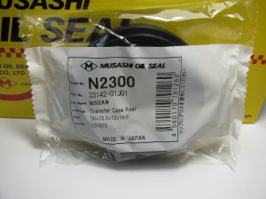 Oil seal YDS-9 50x72.5x12/19.5 NBR MusashiJapan , for transfer case of  Nissan  33142-01J01 ,N2300