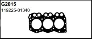 Cylinder head gasket 119651-01340G Matto/TW for engine YANMAR 3TNA68