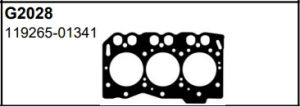 Cylinder head gasket 119265-01341S Matto/TW for engine YANMAR 3TNE68