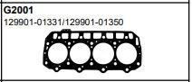 Cylinder head gasket YM129901-01350S Matto/TW for engine YANMAR 4TNE94