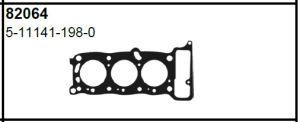 Cylinder head gasket 5-11141-198-0 Matto/TW for engines ISUZU 3KR2