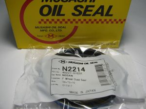 Oil seal UES-5 56x72x10 NBR Musashi /Japan, front axle Nissan 40227-01E01 ,N2214