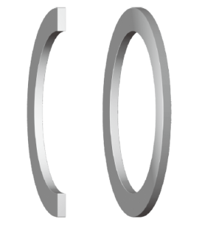 Back-up ring  F4 18x22x1.25 PTFE KVK/China ,KOMATSU 07001-02055