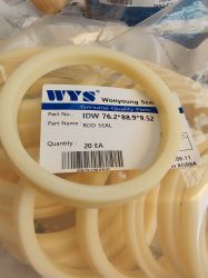 Hydraulic rod seal IDW 76.2x88.9x9.52 PU92 WYS/Korea, up to 350 bar