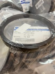 Hydraulic piston seal SPGW-90  90x75x10.5 NBR80/PTFE+Bronze/polyamide resin up to 400 bar KVK/China  , KOMATSU 707-44-12080