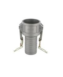 3" Type C Aluminum Camlock Female Coupler with grooved hose-shank 76 mm MCC/Germany