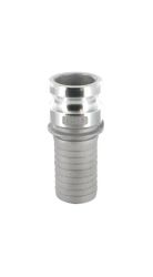 Бърза връзка Camlock тип E - 1 1/2" (Алуминий) - мъжка с накрайник за маркуч 40 mm MCC/Germany