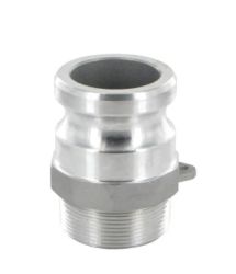 1 1/2" Type F Aluminum Camlock Male Coupler with BSPT male thread 1 1/2" MCC/Germany