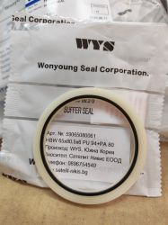 Буферен уплътнител за прът HBW (HBY) 65x80.5x6 TPU94+PA80 до 450 bar WYS/Korea, CATERPILLAR 093-1482,A04601014, Komatsu 707-51-65630