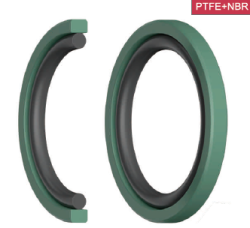 Хидравлично уплътнение за бутало PG-320  320x299x8.1 PTFE+ bronze+NBR70 до 400 bar KVK /China 