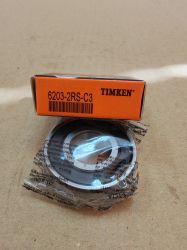 Bearing 6203-2RS- C3 ( 17X40X12 ) TIMKEN/USA , CLAAS 0002394630, 239463.0, VALTRA 488952,JOHN DEERE JD29980
