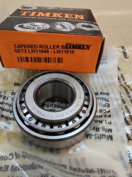 Bearing  LM11949/LM11910 ( 19.05X45.237X15.494 ) TIMKEN/USA, Agco 330255X1,70327527; CASE 6518115R91,651814R1; CNH 83910704,83910705,83992410 ;Ford 204E1216A,81708395,8A1217B,D5NN1217A; GREAT PLAINS 822-045C,822-050C; John Deere JD8188,JD8226,JD8906; Mass