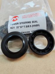 Oil seal  KCY 22x37x7.5/8.5 HNBR MARVEL/TW , for steering 