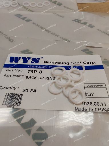 Back-up ring  T3P 8, 8x11x1.5 PTFE WYS/Korea HYUNDAI 0859-197
