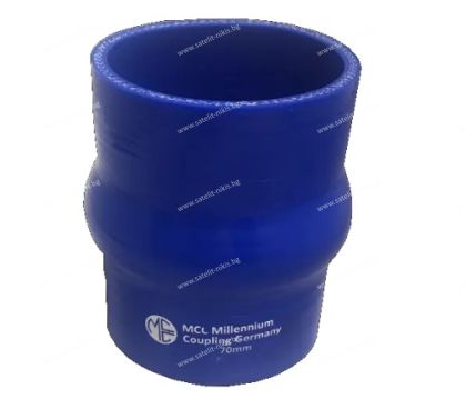 Silicone radiator/cooler hose with bellow 139 mm  MCC/Germany