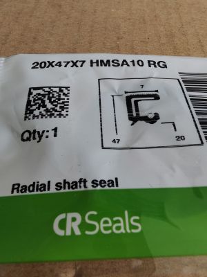 СЕМЕРИНГ HMSA10 RG (ASW) 20x47x7 SKF/Sweden