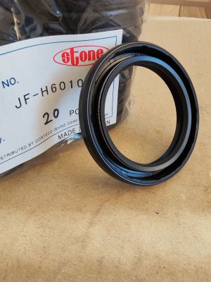 Oil seal HTCR  (AS R) 45x62x8 R ACM  STONE/Japan, for crankshaft front side of engine YANMAR 119620-01800, STONE JF-H6010