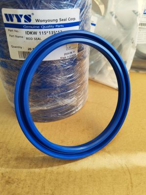 Hydraulic rod seal IDKW 115x135x12 PU92 WYS/Korea, up to 350 bar, high temperature, from -35 to +130 C