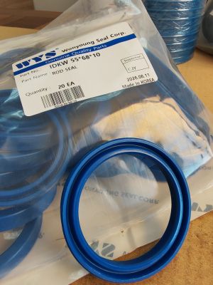 Hydraulic rod seal IDKW 55x68x10 PU92 WYS/Korea, up to 350 bar, high temperature, from -35 to +130 C