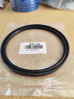 Hydraulic piston seal SPGA 160x140.63x9.4 polyamide + NBR70 WYS, up to 270 bar ,Caterpillar 9X-3604