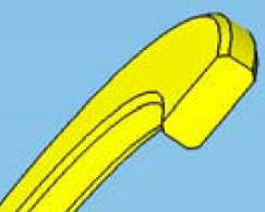 Buffer seal HBI 59.93x76.99x4.76 PU95 WYS/Korea, up to 350 bar, Caterpillar 6J-6916