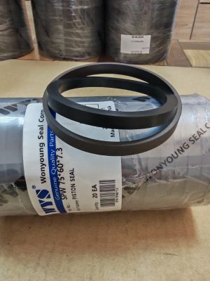 Hydraulic piston seal SPW 75x60x7.3 PTFE + NBR WYS/Korea, VOLVO 9562-20750