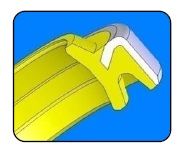 Двойно действащ метален чистач DKBW 30x42x6/9 PU95 + SPCC WYS/Korea, KOMATSU 07016-2030,VOLVO 9564-20300