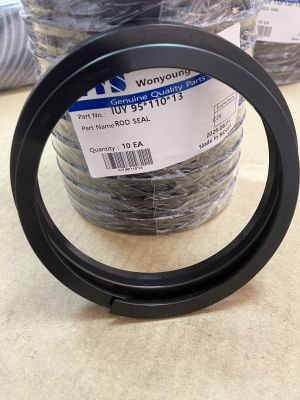 Hydraulic rod seal kit IUY 95x110x13 NBR85 + PA(Polyamide) + MoS₂+Y7116 WYS/Korea, up to 300 bar, Komatsu 707-51-95030,707-51-95211