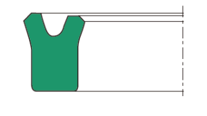 К-маншет за бутало и прът UN 61x71x6 PU93 KVK до 320 bar KVK/China