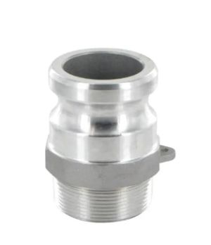 Бърза връзка Camlock тип F - 2 1/2" (Алуминий) - мъжка с накрайник с конусна резба 2 1/2" MCC/Germany