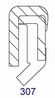 Pin dust seal VAY (307) 70x85x4 NBR SOG/TW , KOMATSU 07145-00070,175-60-19150,177-61-12120