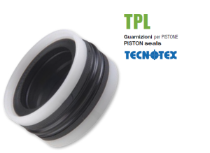 Хидравлично уплътнение за бутало TPL 80x62x22.5 NBR+TPE+POM до 350  bar GUARNITEC/Italy, TPL 393322, TPL 9320